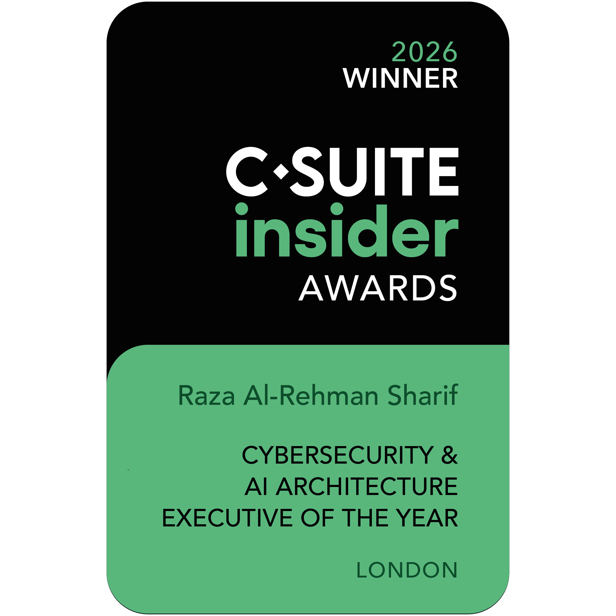 Cybersecurity and AI Architecture Executive of the Year 2026